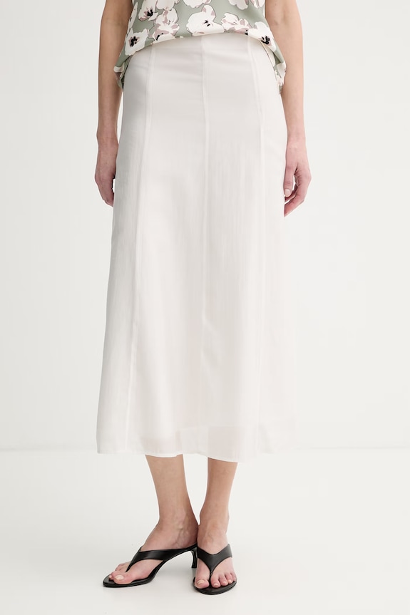 Calvin Klein sukňa s lyocellom béžová LV044F607G