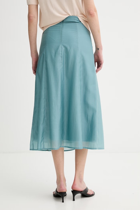 Oblečenie Calvin Klein Sukňa s lyocellom LV044F607G tyrkysová