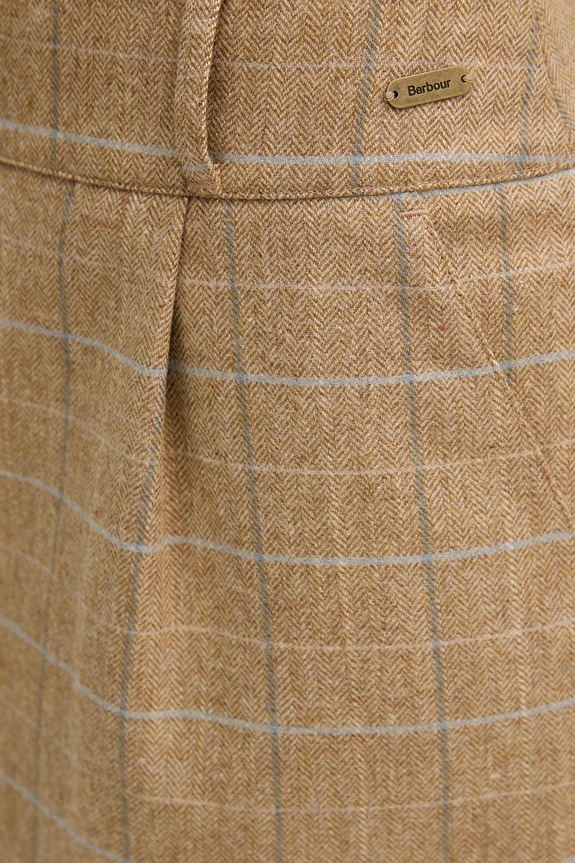 Barbour fustă cu lână Petunia bej LSK0151
