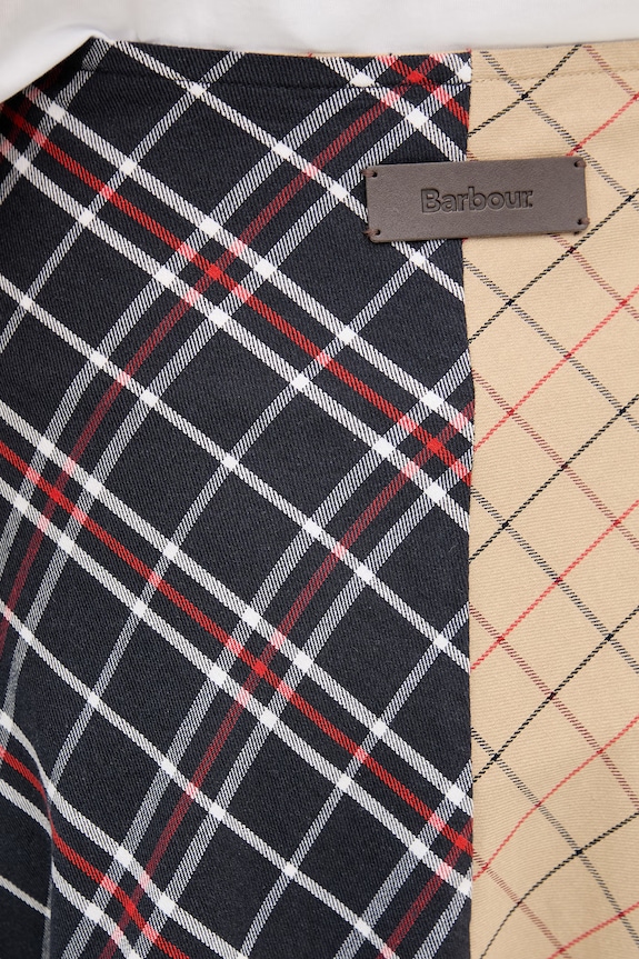 Bavlněná sukně Barbour Dalbury LSK0147 béžová