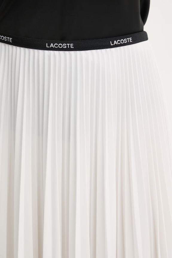 Lacoste spódnica plisowana biały JF1402