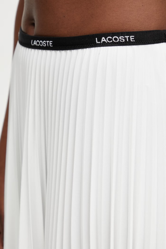 Lacoste spódnica plisowana biały JF1402