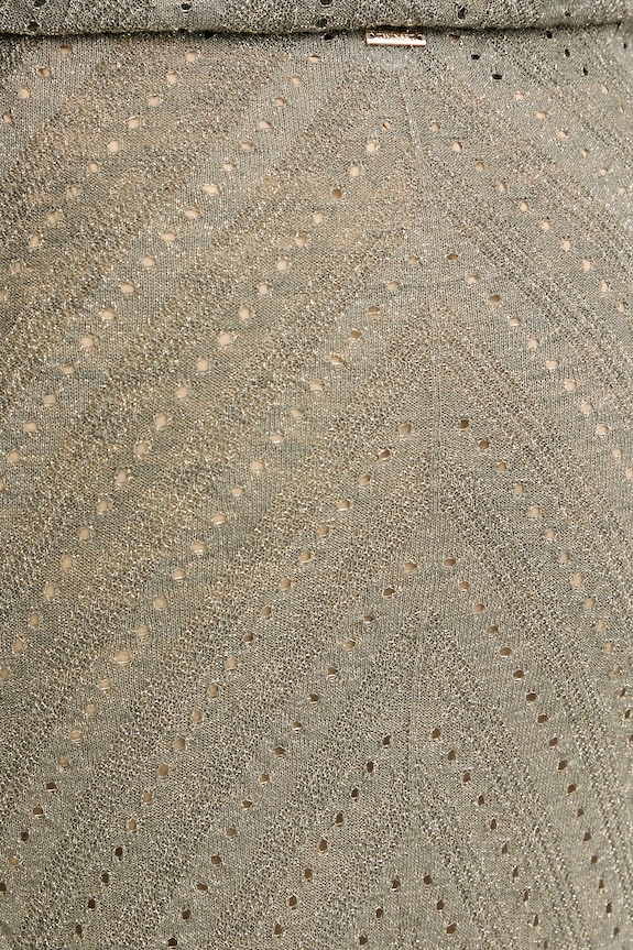 Twinset fustă cu in verde 261TT3211