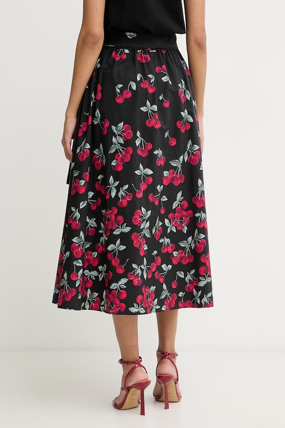 Îmbrăcăminte Twinset fustă din bumbac 261TT2594 negru