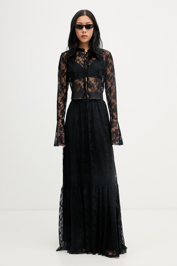 Aniye By sukňa čipkovaná 185011 čierna SS26