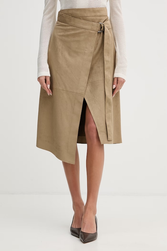 Sisley spódnica beżowy 4B5TL003B