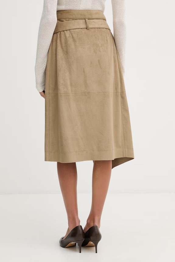 Odzież Sisley spódnica 4B5TL003B beżowy