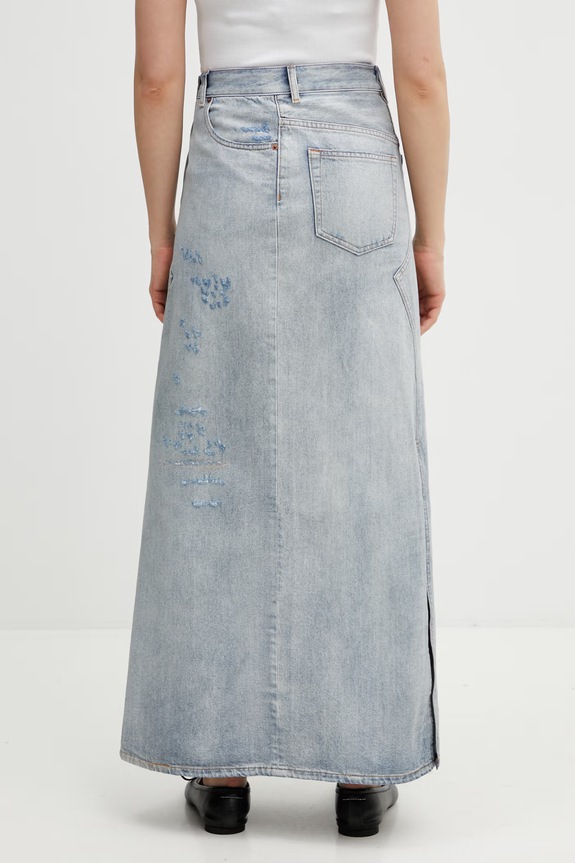 Oblečenie Rifľová sukňa MM6 Maison Margiela S52MI0016.M30055.962 modrá