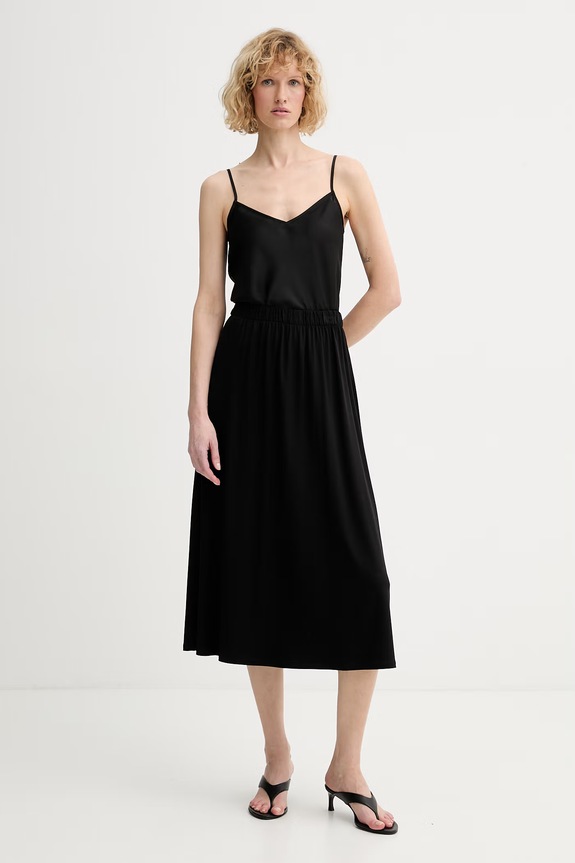 Marc O'Polo φούστα από βισκόζη 5000009532 μαύρο SS26