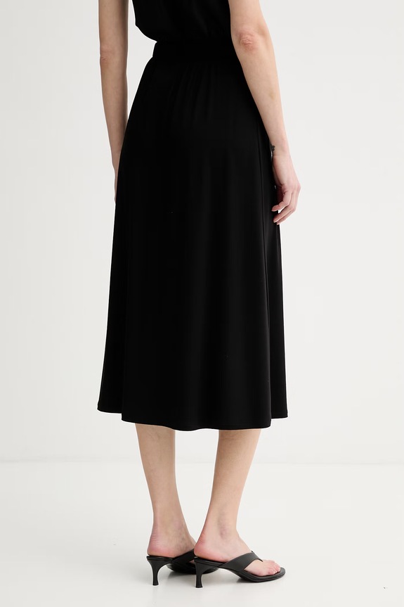 Ρούχα Marc O'Polo φούστα από βισκόζη 5000009532 μαύρο