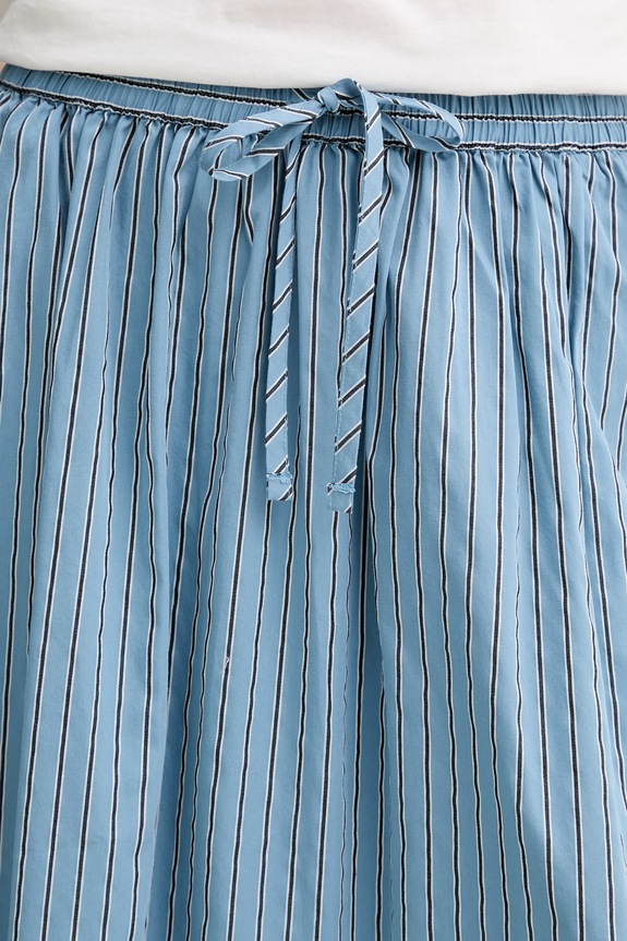 Marc O'Polo φούστα με βαμβάκι μπλε 5000009638