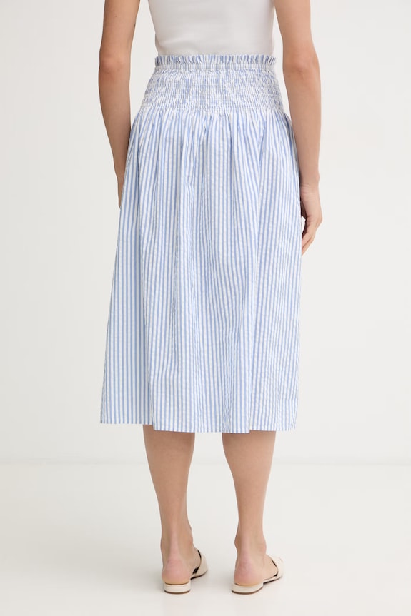 Odjeća Tommy Hilfiger suknja od pamuka SUMMER WW0WW50547 plava