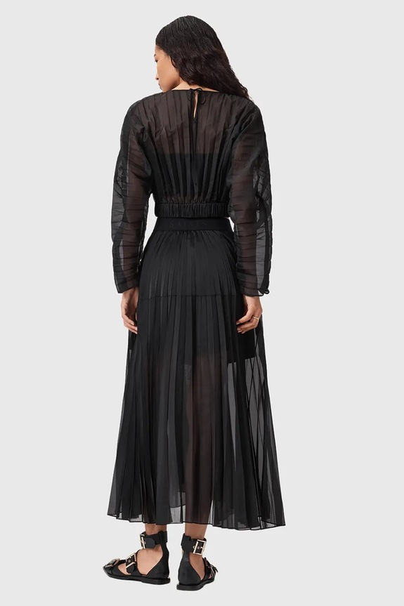 Sukňa AllSaints MICAELA čierna W027RE