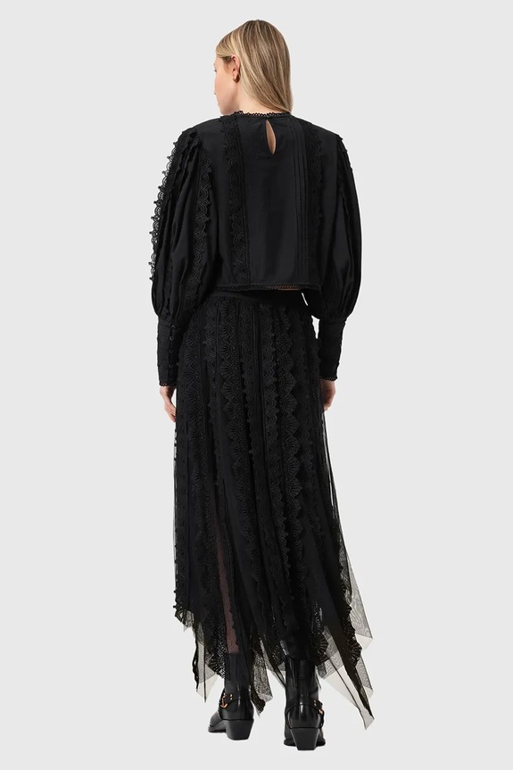 Oblačila Krilo AllSaints VASHTIE W034RE črna