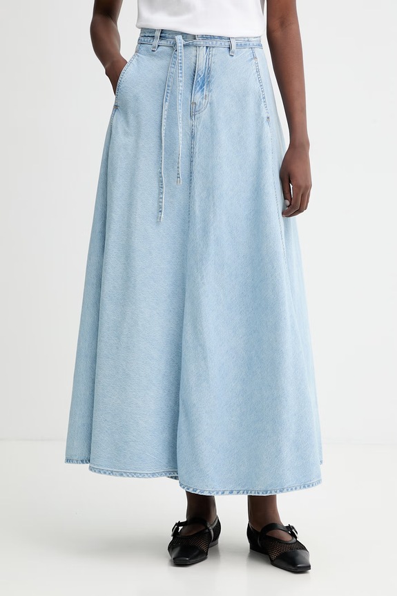 Τζιν φούστα Levi's XL SKIRT casual μπλε 001T4.0014