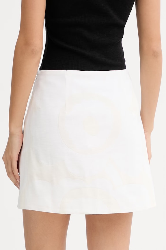Oblečenie Marimekko sukňa s bavlnou 095400 béžová
