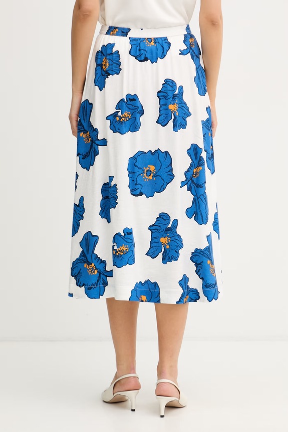 Abbigliamento Tommy Hilfiger Gonna con lino WW0WW48966 blu