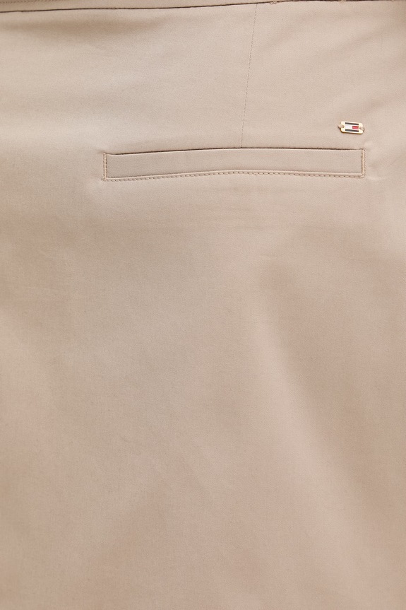 Tommy Hilfiger suknja s pamukom bež WW0WW49649