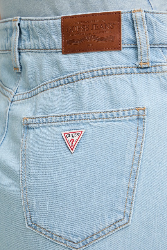 Guess Jeans fustă denim albastru W6GD52.D7902