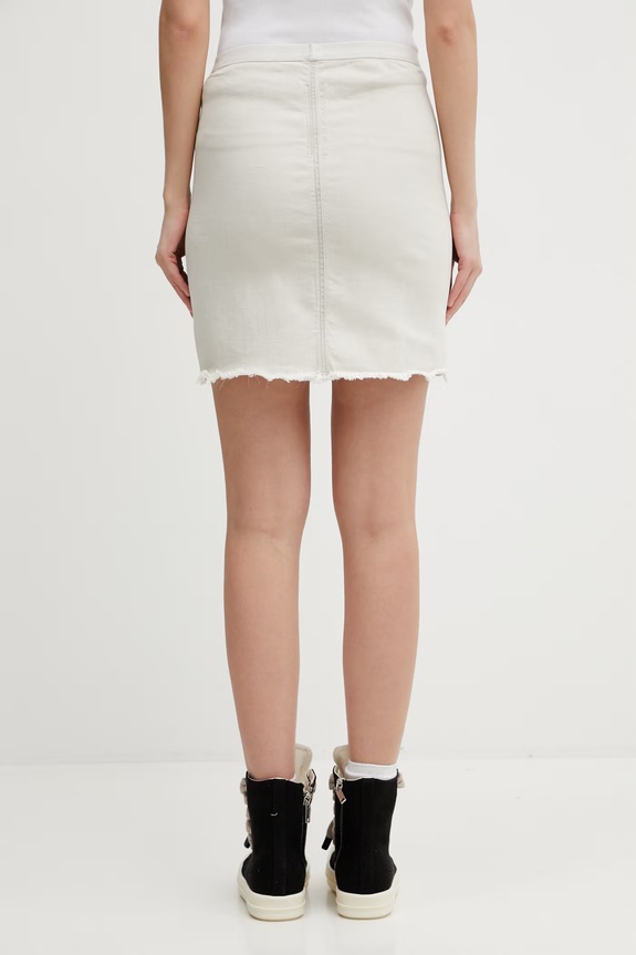 Îmbrăcăminte Rick Owens DRKSHDW fustă jeans Sacri DS01F4346.SDMW bej