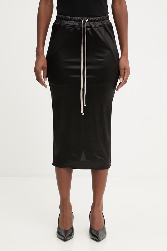 Rick Owens DRKSHDW spódnica czarny DS01F4322.JL