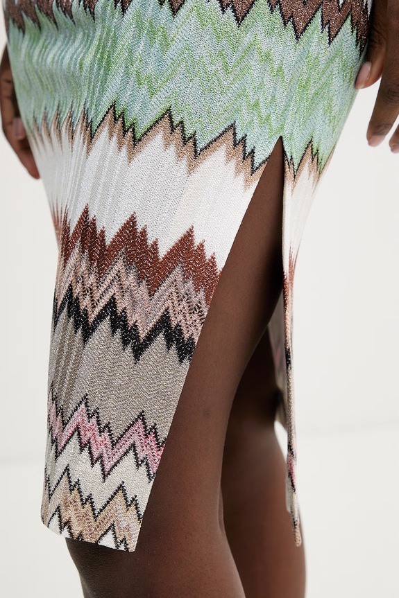 Missoni fustă bej DS26SH0V.BR014W