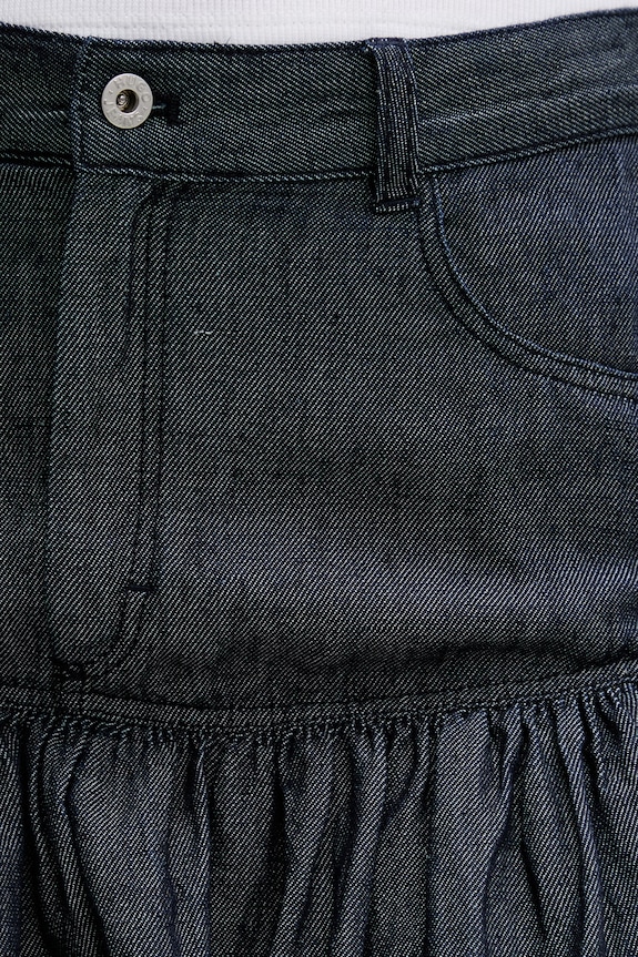 HUGO Blue spódnica bombka jeansowa Rabalon-1_B granatowy 50559133