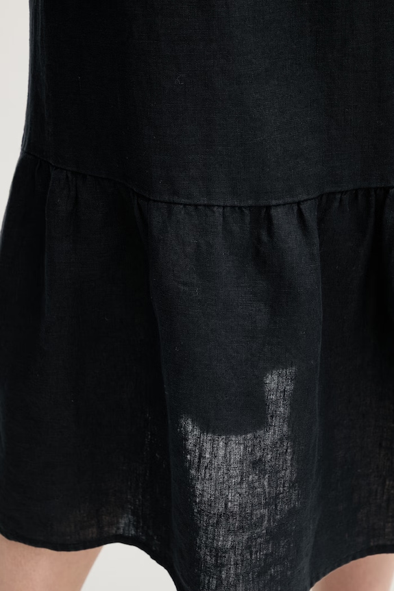 Λινή φούστα Dkny μαύρο P5JBCD87