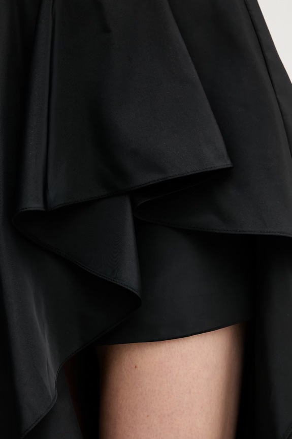 Asymetrická sukňa Karl Lagerfeld Studio čierna B2W12032