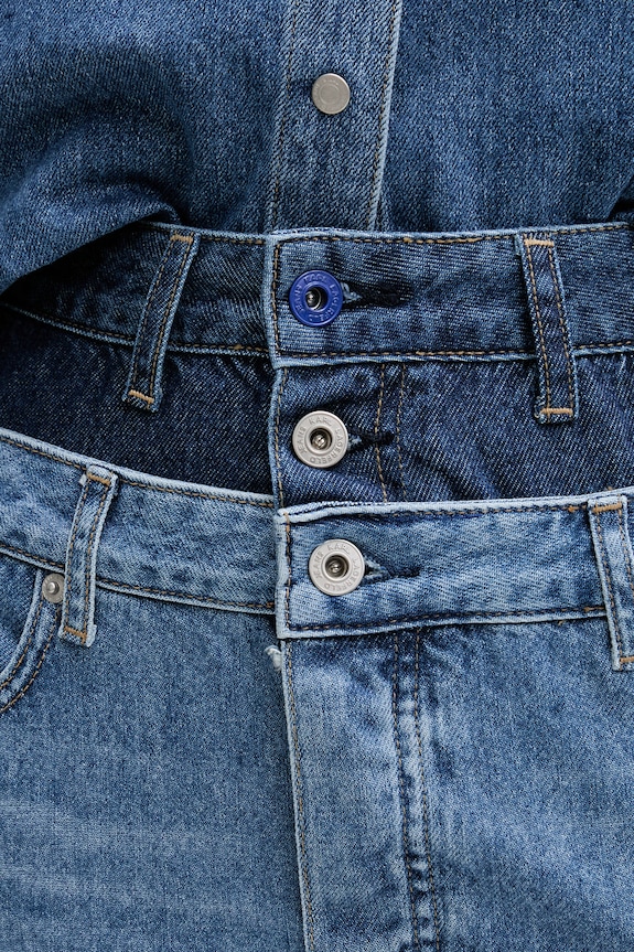 Karl Lagerfeld Jeans spódnica jeansowa niebieski B2W12025