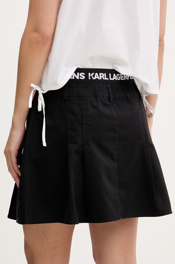 Odzież Karl Lagerfeld Jeans spódnica jeansowa B2W12029 czarny