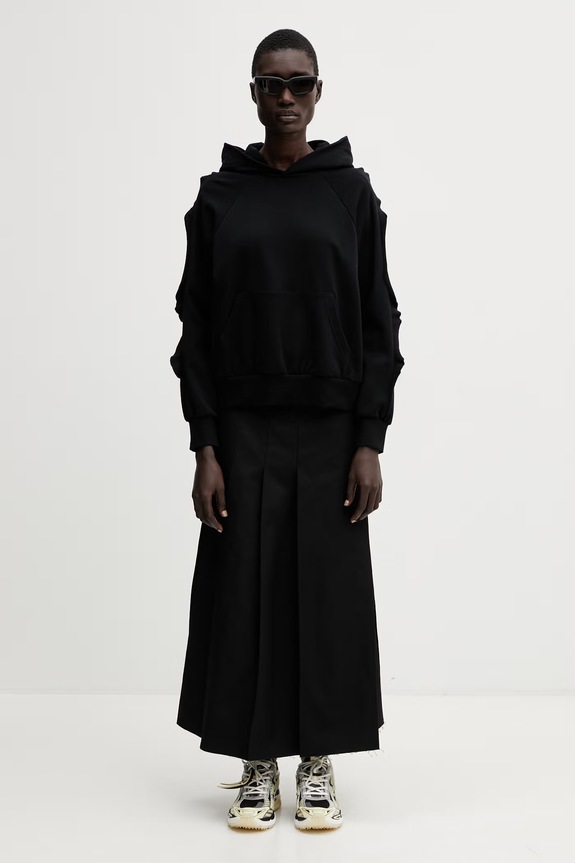 Undercover SKIRT gonna in cotone UP1F1602 nero