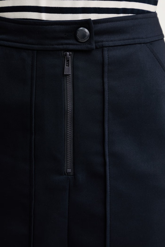 Morgan spódnica z bawełną granatowy JENAO