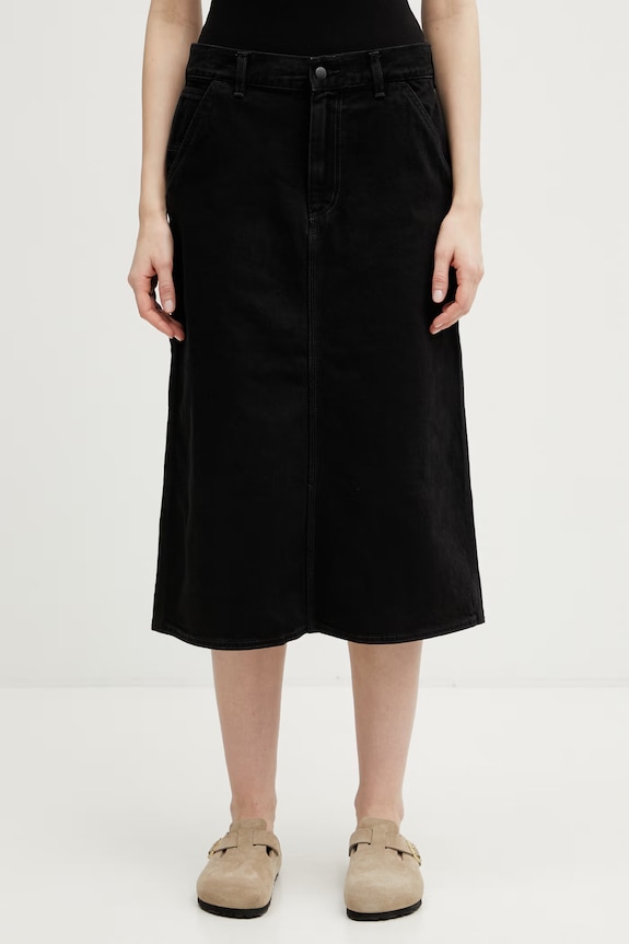 Carhartt WIP W' Single Knee Skirt spódnica jeansowa czarny I034224.8906