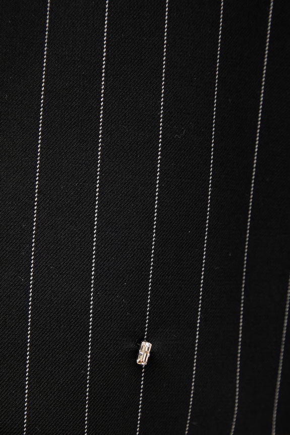 Sportmax Spxfatti spódnica z rozcięciem z wełną czarny 2612101041600