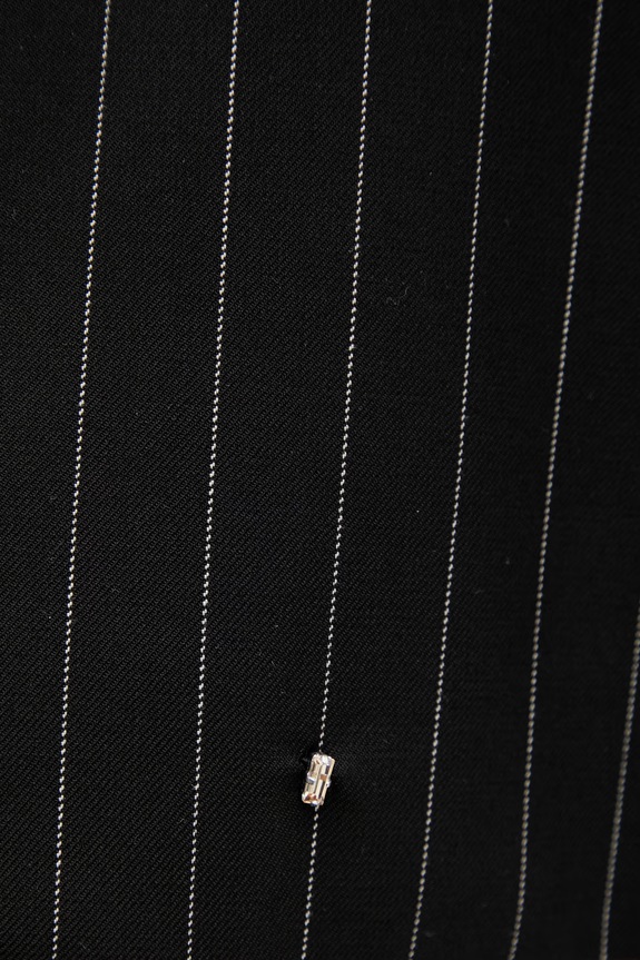 Sportmax Spxfatti spódnica z rozcięciem z wełną czarny 2612101041600