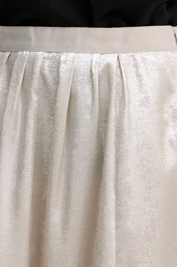 OUI φούστα ασημί 97505
