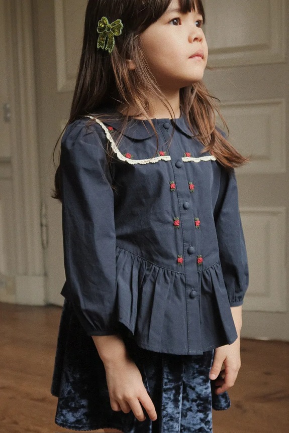 Dievčenská sukňa Konges Sløjd CARLITO SKIRT GRS KS104245.PreSpring tmavomodrá