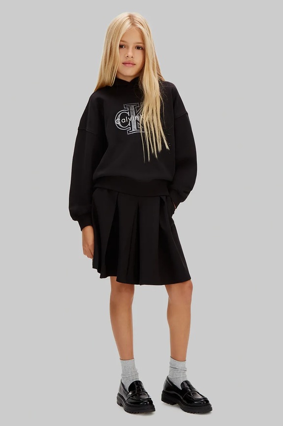 Calvin Klein Jeans gyerek szoknya fekete IG0IG03059.128.176.PPY2
