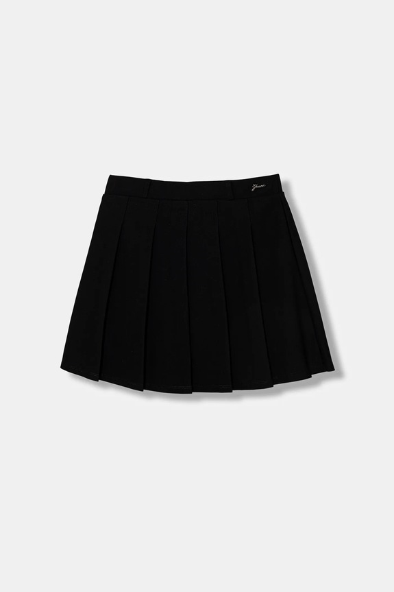 Dievčenská sukňa Guess s elastanom čierna J6RD01.KCY62.PPY2