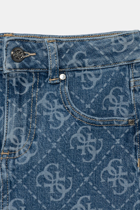 Deklice Otroško krilo iz jeansa Guess J6RD03.D5FM0.PPY2 modra