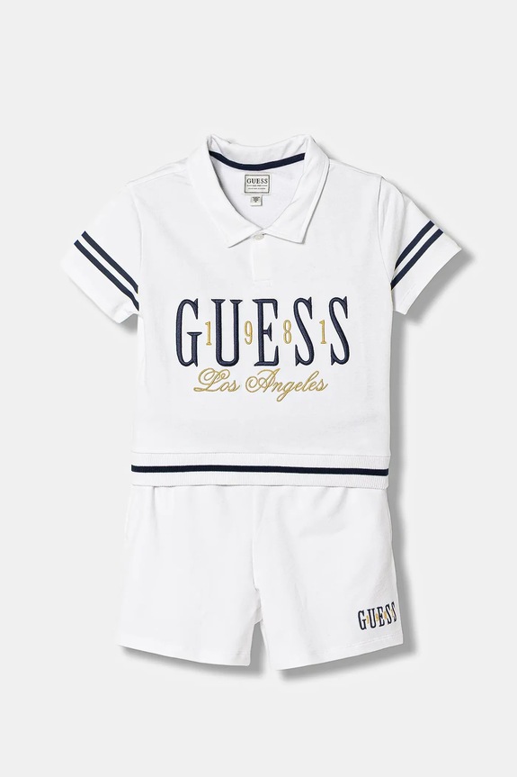 Παιδικό σετ Guess 2-pack απλικέ λευκό J6RG00.KAN04.PPY2