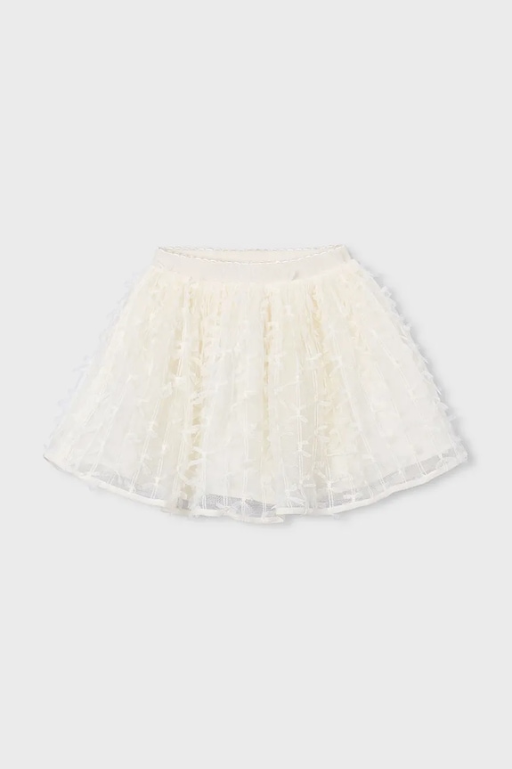 Dětská sukně Mayoral mini bílá 3901.6A.Mini.PPY2