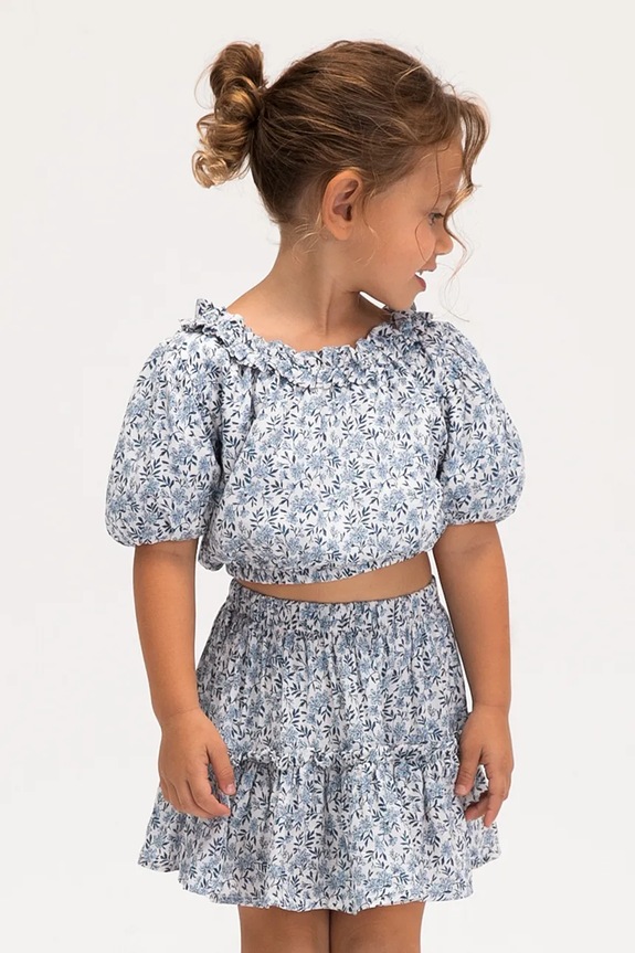 Mayoral fustă fete model fin albastru 3903.6E.Mini.PPY2