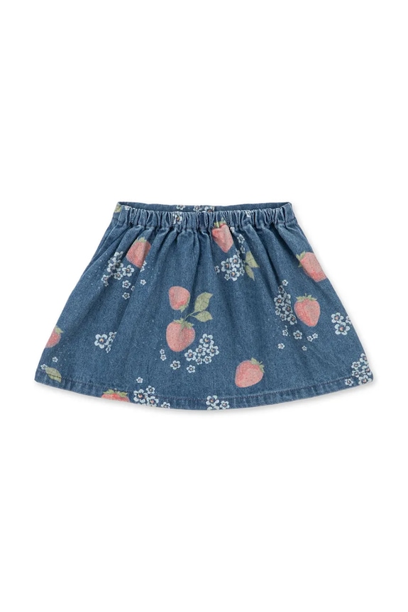 Konges Sløjd fustă denim pentru copii MAGOT SKIRT GOTS KS104976.PPY2 bleumarin SS26