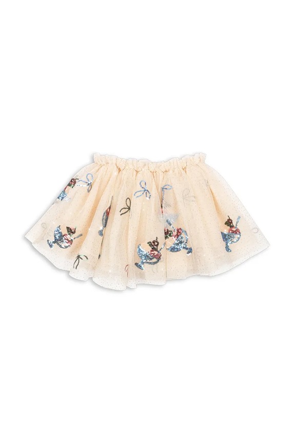 Dječja suknja Konges Sløjd YVONNE SKIRT KS105139.PPY2 bež SS26
