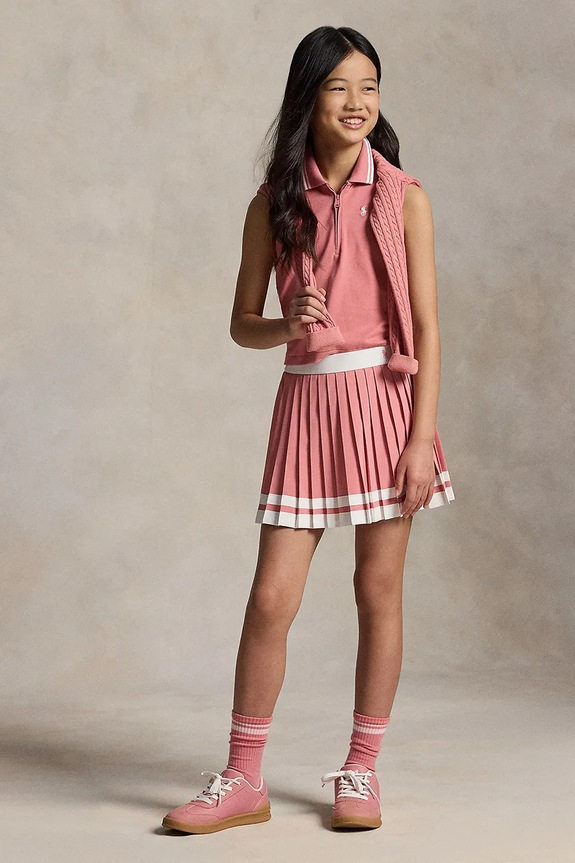 Polo Ralph Lauren spódnica plisowana 313A11767002 różowy