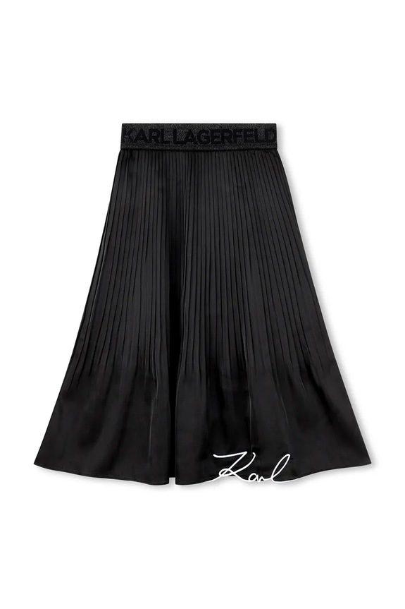 Karl Lagerfeld spódnica dziecięca midi czarny Z31112.114.150