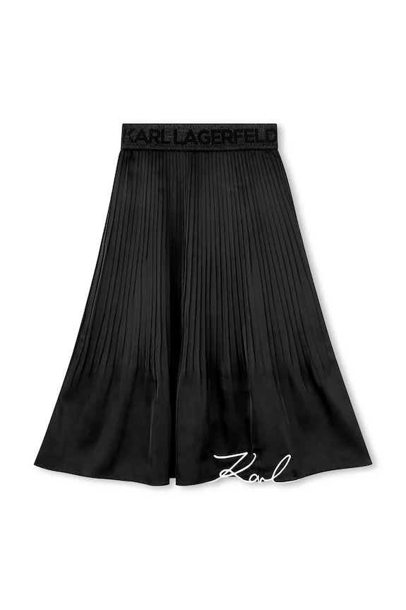 Karl Lagerfeld spódnica dziecięca midi czarny Z31112.114.150