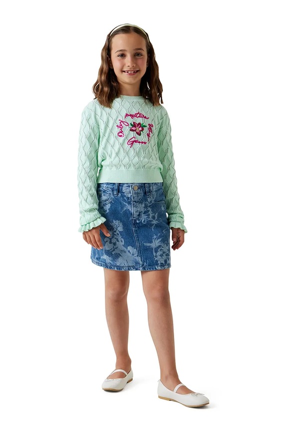 Guess Sukňa rifľová modrá J6GD26.D45E0.PPY2.M